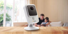 Load image into Gallery viewer, 4K Wi-Fi Cube Camera with 16GB micro SD card - White (QCW4K1MCW16)