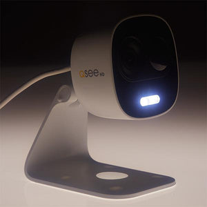 2 Pack 1080p Smart Home Wi-Fi Outdoor Beacon Cameras - (QCW2MPSL-2)